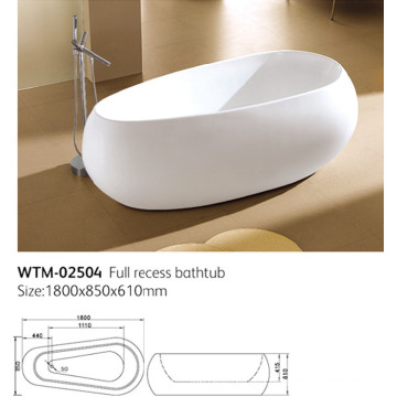Egg Shape Bathtub Freestanding Bathtub Wtm-02504